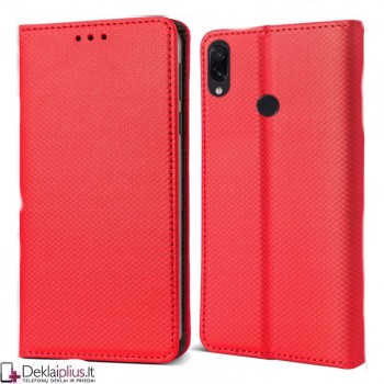 Telone atverčiamas dėklas - raudonas (Xiaomi Redmi Note 7/Note 7 Pro) Telone atverčiamas dėklas - raudonas (Xiaomi Redmi Note 7/Note 7 Pro)